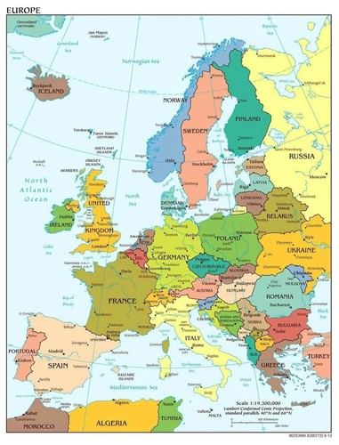 Offerta mappa politica - mappa,