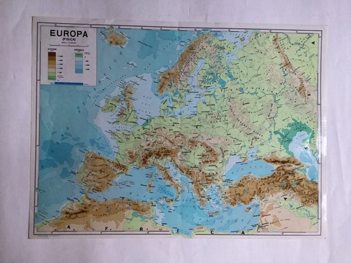 Cartina geografica vintage - geografica,