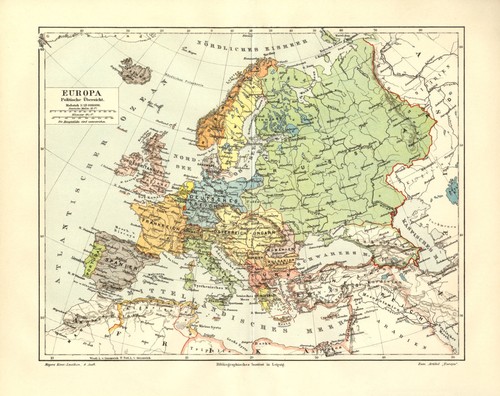 Europa rassegna politica mappa - europa,