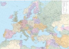 Cartina Europa + Est Politica