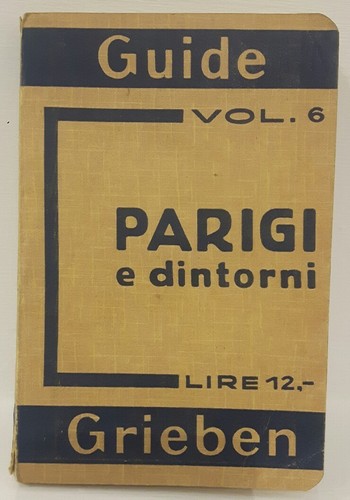 Guide grieben 1932 parigi - 1932,