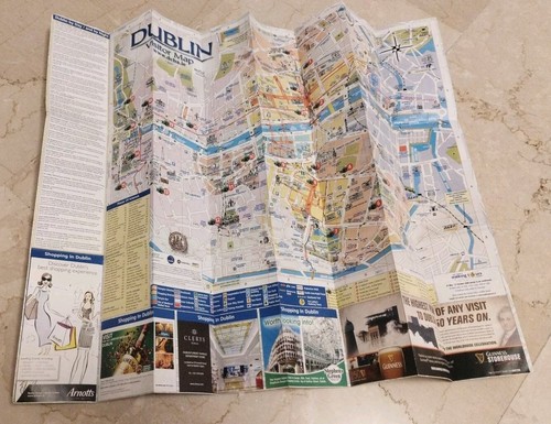 Dublino irlanda mappa cartina - irlanda,
