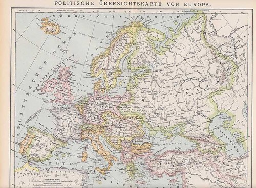 Europa panoramica politica - europa,