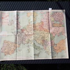 Cartina Europa 1914 WW1 Teatro